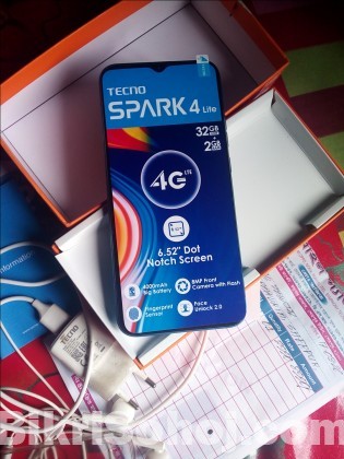 Tecno Spark 4lite নিও কন্ডিশন